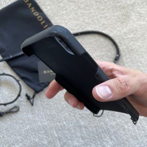 Bandolier - Pebble Leather Crossbody iPhone case